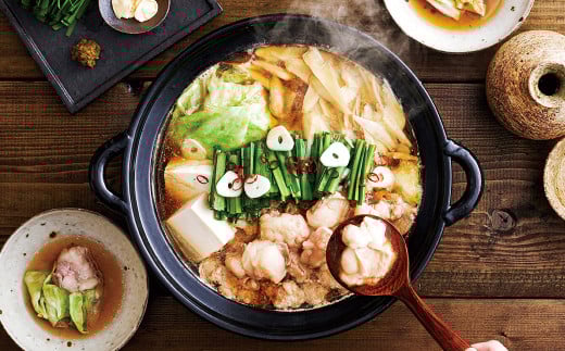 ぷるっぷる♪やまや 博多もつ鍋 あごだし醤油味（4人前） もつ鍋 モツ鍋 セット 冷凍