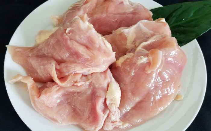 はかた地どり むね肉 1kg ・ かねふく つぶ明太 500g 吉富町/株式会社吉浦コーポレーション [BGAD063]