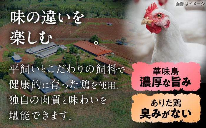 博多水炊き 食べ比べ2種セット 2-3人前【上田商店・華味鳥】 吉富町/株式会社吉浦コーポレーション [BGAD071]