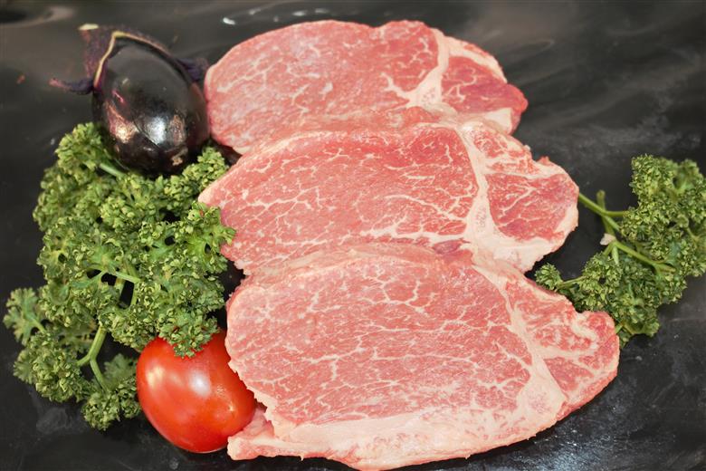 【A5～A4等級！】博多和牛 ヒレ・シャトーブリアン 3枚 (450g) 吉富町/株式会社チクゼンヤ [BGAP008] 福岡県