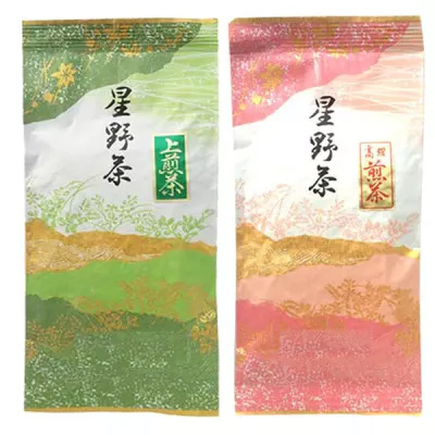 【2025年産】 星野村の八女茶 2本セット 吉富町/株式会社ゼロプラス [BGAA017] お茶 緑茶 日本茶 茶葉 家庭用 自宅用 人気 高級 八女茶 福岡 福岡県