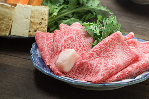 【厳選部位】【A4～A5】博多和牛 サーロイン 600g しゃぶしゃぶすき焼き 吉富町/株式会社MEAT PLUS [BGAB019] 牛肉 和牛 ブランド和牛 人気 スライス 薄切り 福岡県