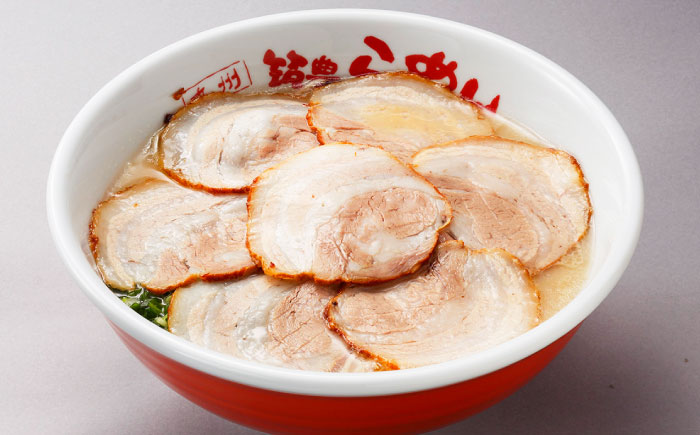 焼豚 高菜 生ラーメン とんこつ 8食セット Ｗチャーシュー 吉富町/ワイエスフード株式会社 [BGBP004]