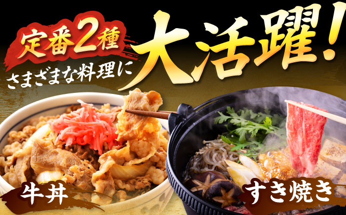 【訳あり】【A4～A5】 博多和牛 スライス & 切り落としセット 750g 吉富町/株式会社MEAT PLUS [BGAB020] 牛肉 和牛 訳あり セット 切り落とし 切り落し スライス 人気 おすすめ 福岡県