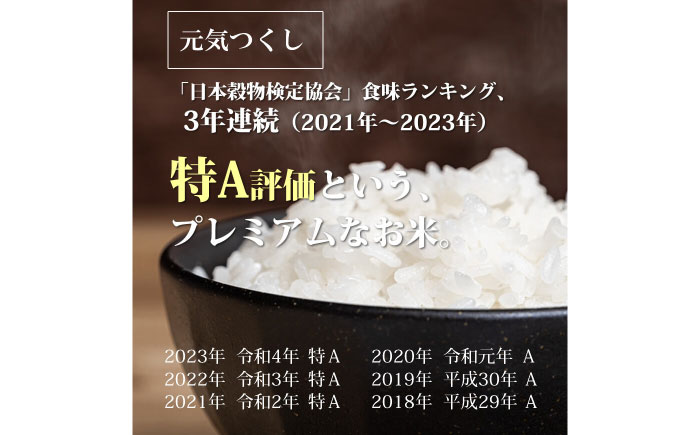 福岡県産 元気つくし・夢つくしの食べ比べセット 玄米 10kg (5kg×各1袋) 吉富町/株式会社ベネフィス [BGAF024] 福岡県