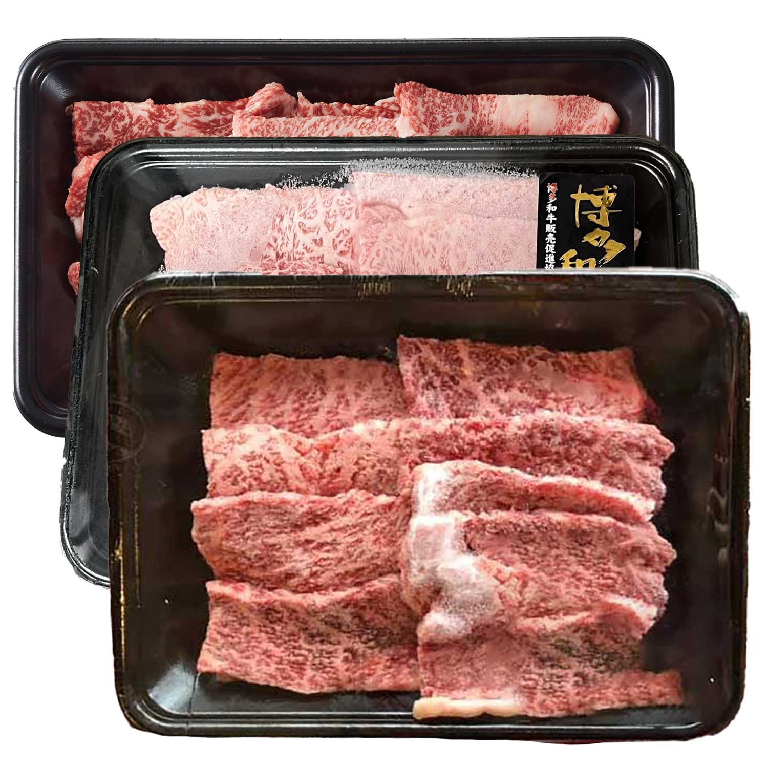 【A4～A5】博多和牛 焼肉 3種盛りセット 計530g 吉富町/株式会社ゼロプラス [BGAA036] 肉 牛肉 和牛 黒毛和牛 国産 赤身 霜降り 焼き肉 やきにく 焼肉セット カルビ イチボ ミスジ 人気 高級 お取り寄せ お祝い 美味しい 希少部位 ギフト BBQ バーベキュー