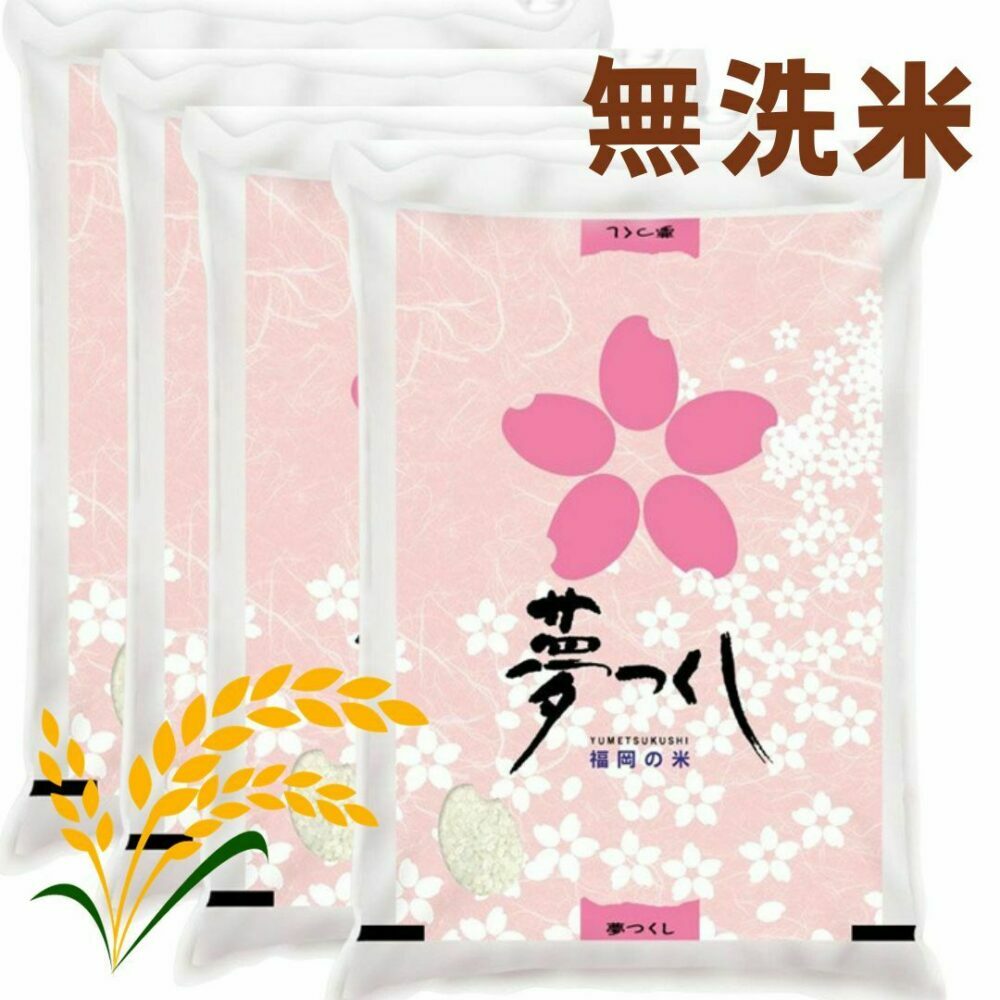 【先行予約】【令和7年産】福岡県産ブランド米「夢つくし」無洗米 計20kg 吉富町/株式会社ゼロプラス [BGAA089] 無洗米 米 お米 おこめ ごはん ゆめつくし ご飯 常温 福岡県産 ブランド米 常温 おにぎり おむすび お弁当 ライス 20キロ