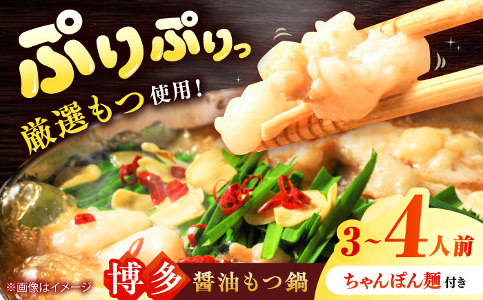 博多 醤油 もつ鍋 3～4人前セット 吉富町/株式会社MEAT PLUS [BGAB001] もつ モツ 国産牛 もつ鍋 もつなべ モツ鍋 もつ鍋セット 醤油 もつ鍋醤油 冷凍 国産 福岡 博多 鍋 人気 鍋セット おすすめ 本場 おいしい 九州 名物 ご当地 特産品 土産 福岡県