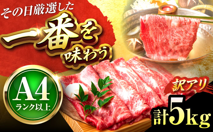 【訳あり】【A4～A5】 博多和牛 5kg（500g×10P）しゃぶしゃぶ すき焼き 吉富町/株式会社MEAT PLUS [BGAB021] 国産 国産牛 博多 黒毛和牛 牛肉 しゃぶしゃぶ 訳あり わけあり 訳アリ お取り寄せ 福岡県