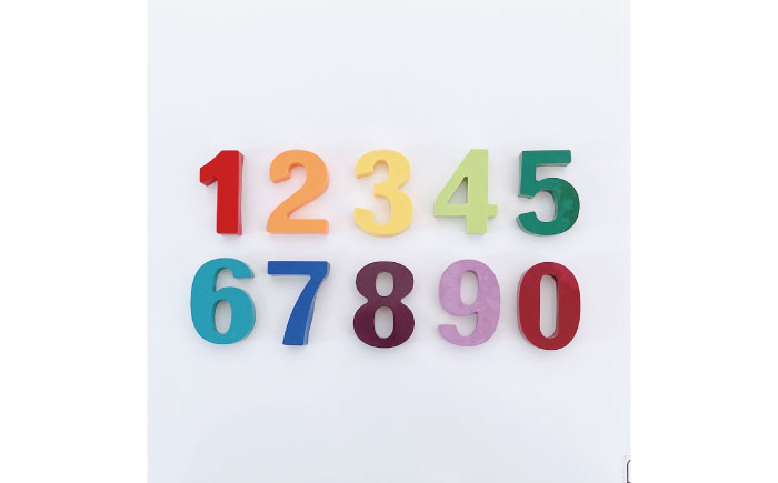 数字カスタムクレヨン/単色 (0～9) 計10個 吉富町/Flower.ikue [BGBL005]