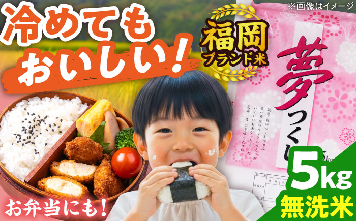 【令和7年度産】無洗米 夢つくし 5kg 精米 有限会社ファインリョーコク/吉富町 [BGBV013]