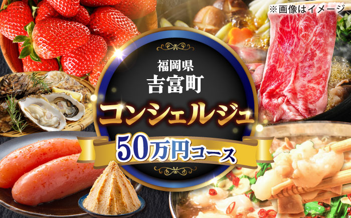 【あなたのためのオーダープラン】吉富町 コンシェルジュ 寄附額 50万円 コース [BGZZ010] 返礼品 おすすめ 人気 おまかせ 定期便 福岡県