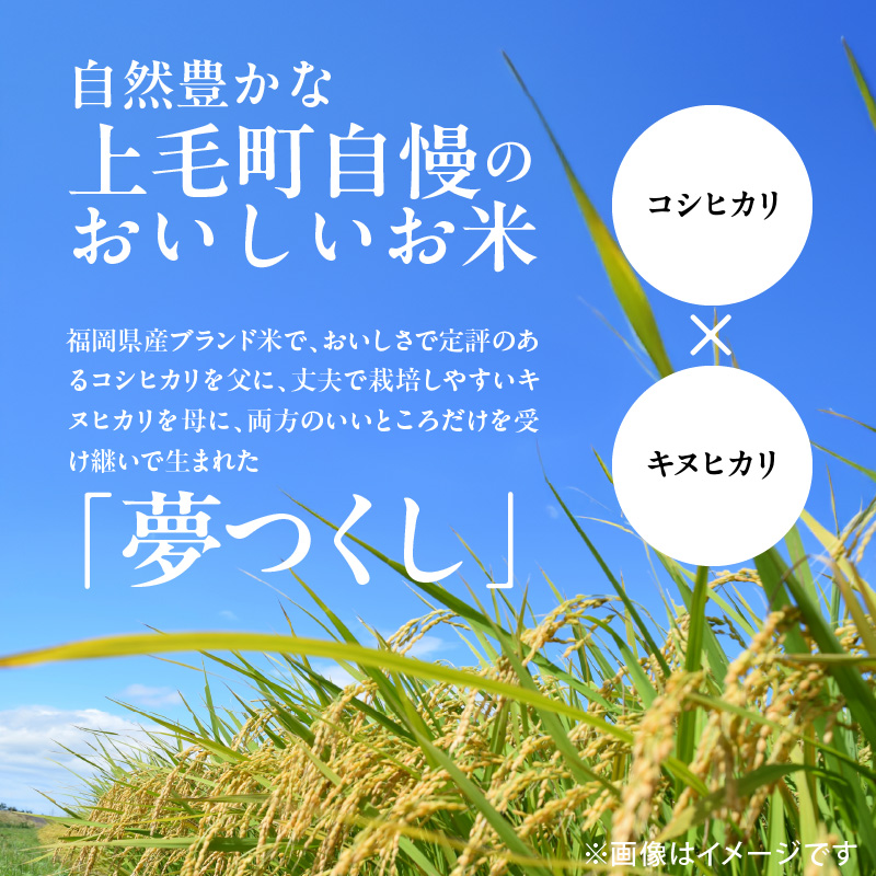 令和7年産　上毛町産　東農園のこだわり米　夢つくし　5kg HGS0107