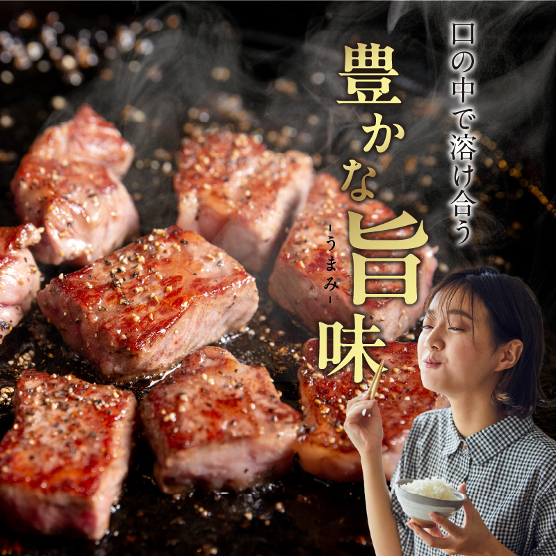 博多和牛 ロースサイコロステーキ用 400g　KJ0206