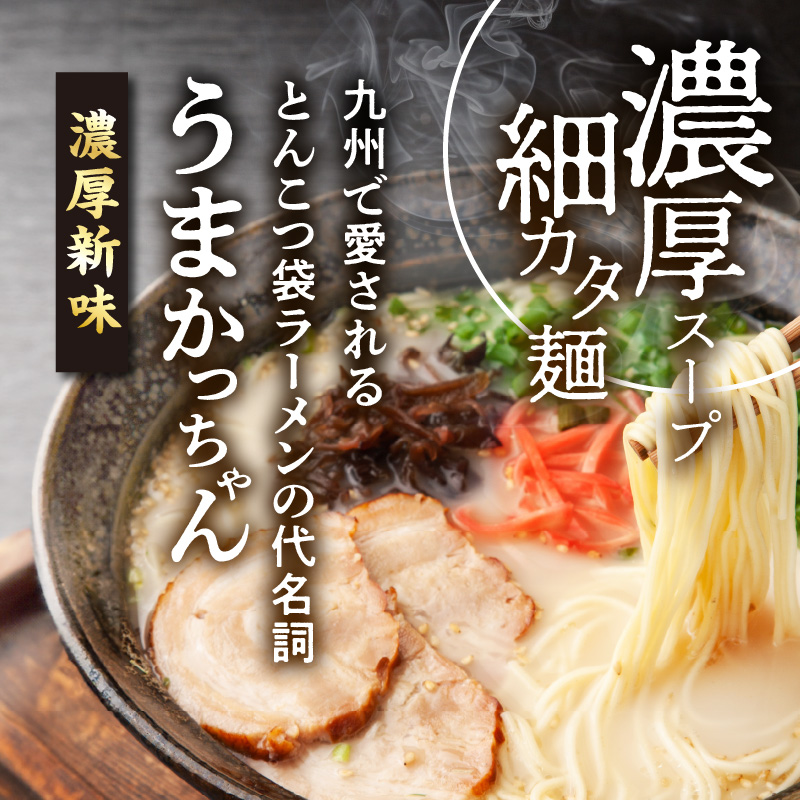豚骨ラーメン うまかっちゃん 濃厚新味 60食セット（5袋パック×12セット） PC9106