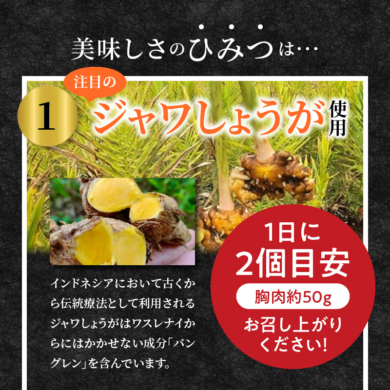 【からあげ聖林】　SDGsからあげ「ワスレナイから」ジャワしょうが入り（40個） KH5306