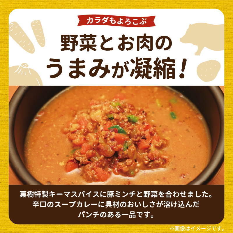 【ナチュラルファーム菓樹】キーマスープカレー 3個セット NK0706