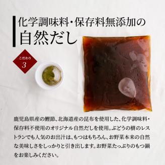 ぶどうの樹　九州産和牛マル腸　もつ鍋炊き餃子【3～4人前】KG0204