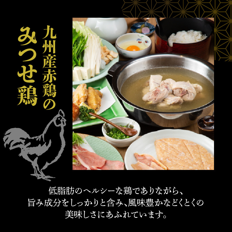 博多水たき濵田屋　水炊きセット2～3人前 博多 水炊き 2人前 〜 3人前 鍋 セット 鶏ガラ 香味野菜 出汁 スープ 赤鶏 みつせ鶏 低脂肪 ヘルシー 鶏 ぶつ切り ミンチ 旨み 風味 豊か まろやか 特製 橙 酢醤油 柚子胡椒 冷凍 ご当地 お取り寄せ グルメ お取り寄せグルメ 福岡県 上毛町 送料無料 KHD0104