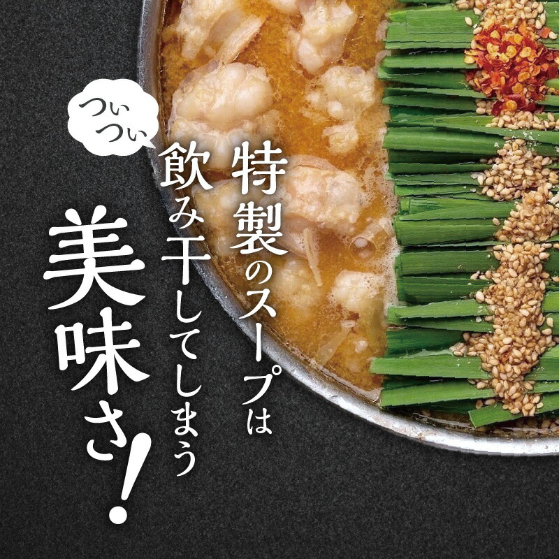 博多もつ鍋前田屋　もつ鍋セット　みそ味2～3人前　KLM0104