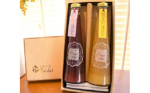 【上毛町産ブルーベリー＆レモン使用】ジンジャーシロップ 2本セット　KT0302