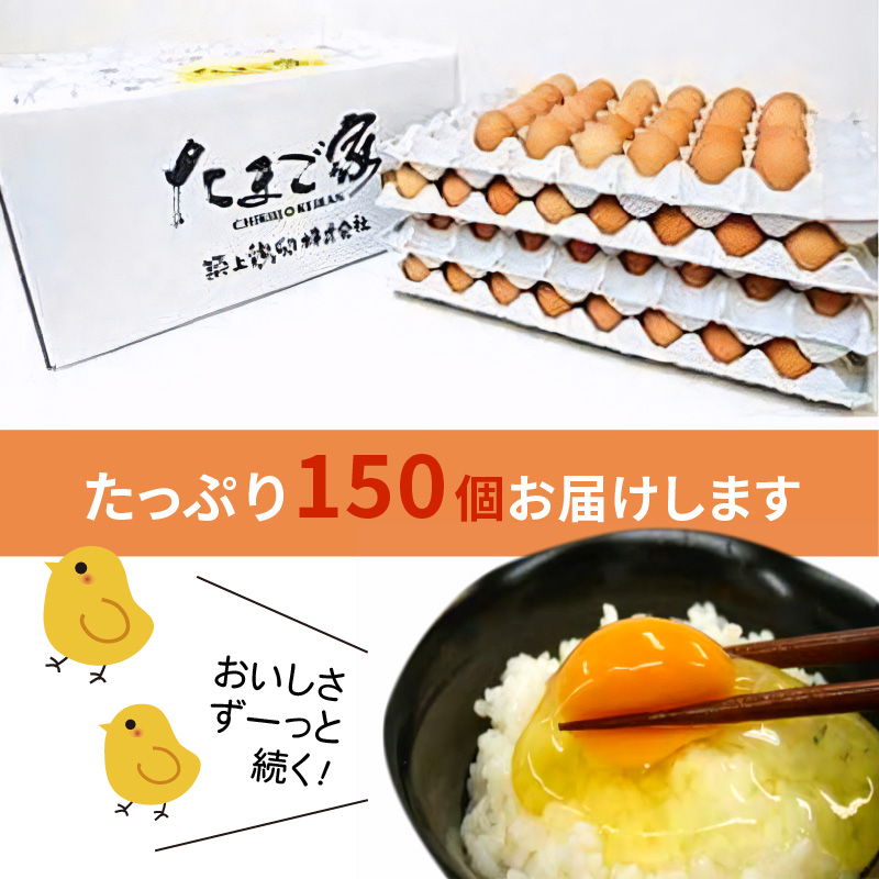 放し飼いたまご『かぐやひめ』150個【福岡上毛町産】　C00101-1