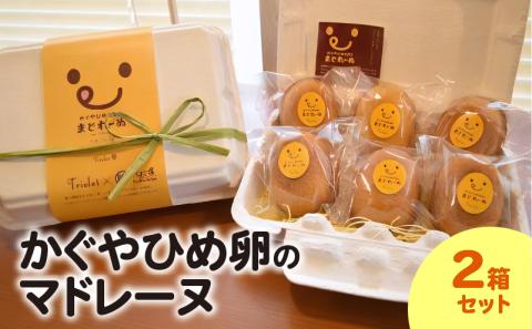かぐやひめ卵のマドレーヌ ２箱セット　KT0202