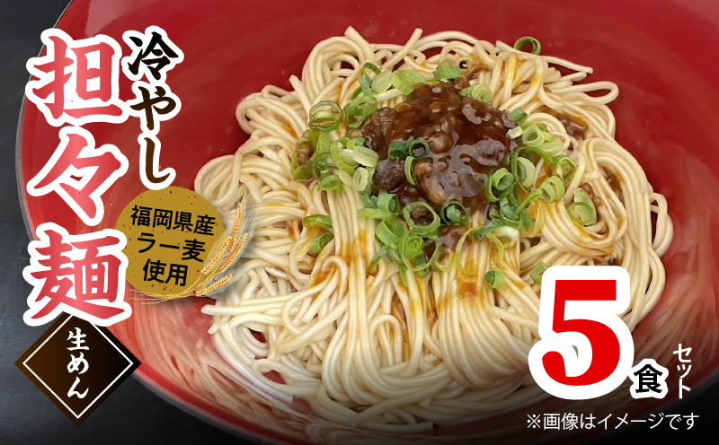 ラー麦（福岡県産小麦）使用の 冷やし担々麺 5食　PC6106