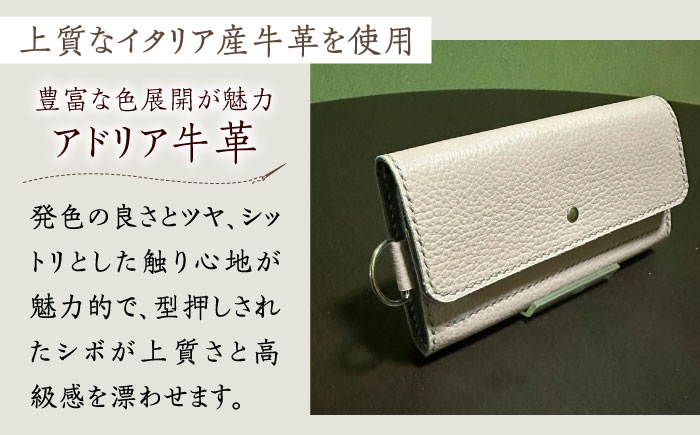 【職人手作り】イタリア産 アドリア牛革 iPhone専用スマホケース（ショルダーベルト付）（選べる15色）《築上町》【たけもとかばん】革製品 レザー 牛革 [ABAM031]