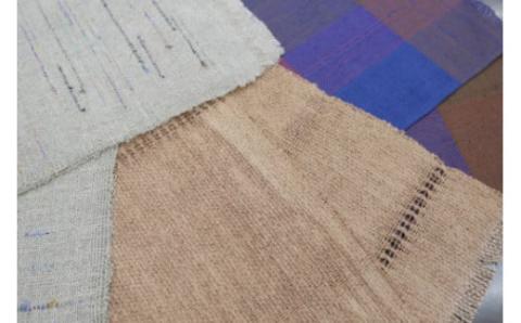 さをり織り テーブルマット 2枚《築上町》【(有)とよべ呉服店】 [ABBL001]