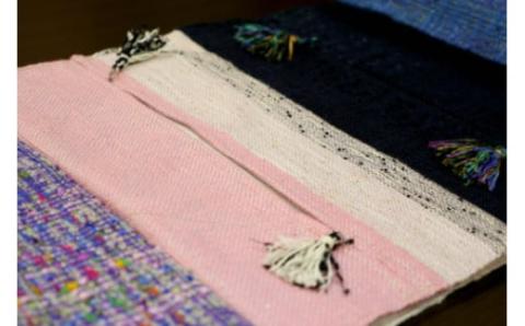 さをり織り ティッシュケース 1枚《築上町》【(有)とよべ呉服店】 [ABBL002]