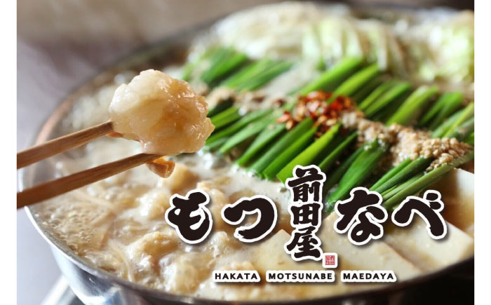 前田屋もつ鍋（味噌味）2人前 築上町/九州丸一食品株式会社 [ABDT002]