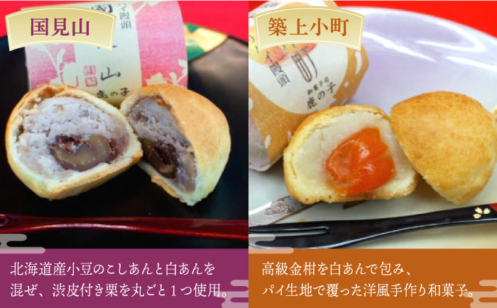 【年内発送】【老舗の菓子屋 鹿の子】和菓子 詰め合わせ「いろどり」4種 15個《築上町》【有限会社 御菓子司 鹿の子】 [ABAC005]