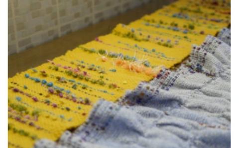 さをり織り ストール 1枚(秋冬用)《築上町》【(有)とよべ呉服店】 [ABBL005]