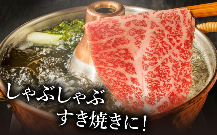 【全3回定期便】【訳あり】博多和牛 しゃぶすき ＆ あまおう セット 1.3kg《築上町》【株式会社MEAT PLUS】 [ABBP100]