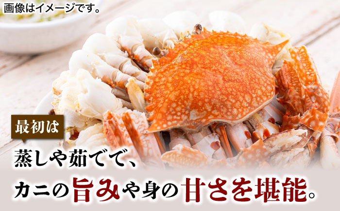 【30セット限定！予約受付】豊前海産 タイワンガザミ 1kg (4～7杯前後) オス メス セット 《築上町》【明青丸】 ワタリガニ 渡り蟹 蟹 カニ [ABCB002]
