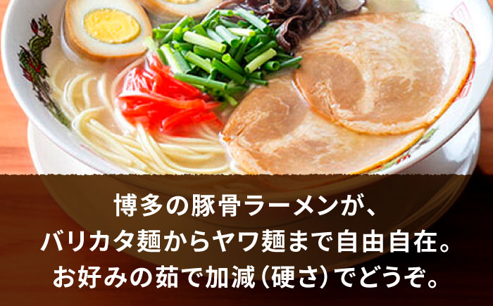 【全6回定期便】博多ラーメン 20食セット（福岡名物豚骨ラーメン）本格派こだわり 半生めん《築上町》【株式会社マル五】 [ABCJ037]