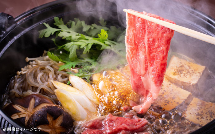 【全6回定期便】博多和牛 A5ランク サーロイン約500g すき焼きセット（割下付き） 雌≪築上町≫【KRAZY MEAT】 牛肉 肉 すき焼き セット A5 [ABEN043]