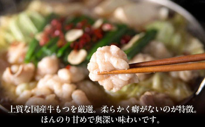 【ご家庭用】博多もつ鍋（味噌味）3人前 築上町 / 株式会社 海千 [ABEQ019]