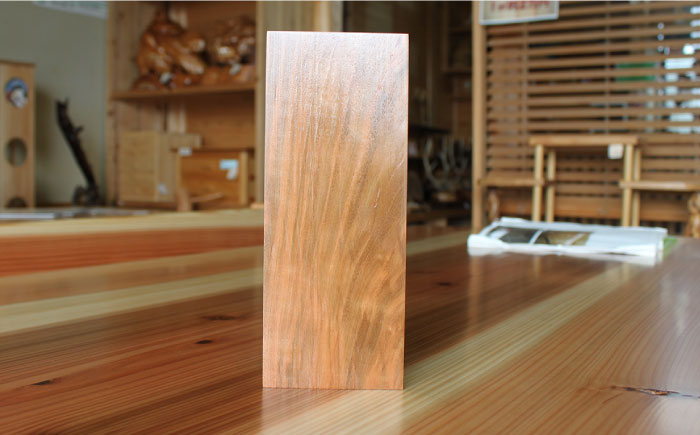 【築上町産木材】サクラの木 の 表札 4文字《築上町》【京築ブランド館】 [ABAI024]