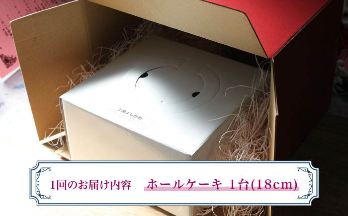 【全3回定期便】【築上町産ブルーベリー使用】 ブルーベリー ヨーグルト ムース ケーキ《築上町》【(有)工房よしかわ】 国産 ブルーベリー [ABAK004]