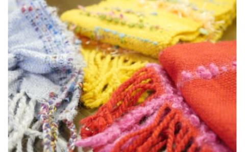 さをり織り ストール 1枚(秋冬用)《築上町》【(有)とよべ呉服店】 [ABBL005]