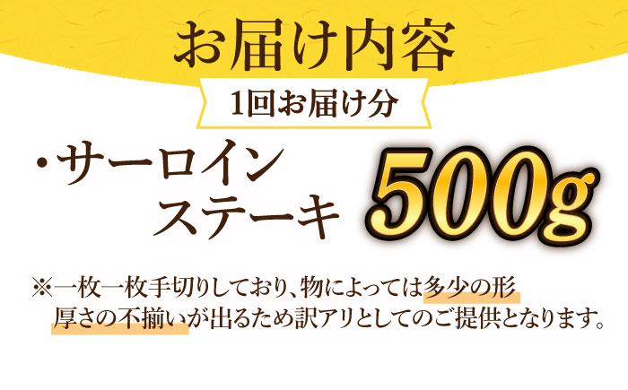 【全6回定期便】【訳あり】博多和牛 サーロインステーキ ＆ あまおう セット1.3kg《築上町》【株式会社MEAT PLUS】 [ABBP104]