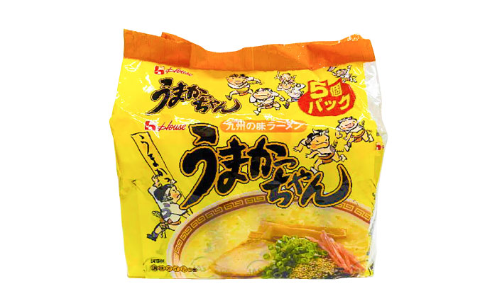 九州の味　豚骨ラーメン　うまかっちゃん　２０食セット（５食×４袋）≪築上町≫【株式会社マル五】? ?? [ABCJ143]