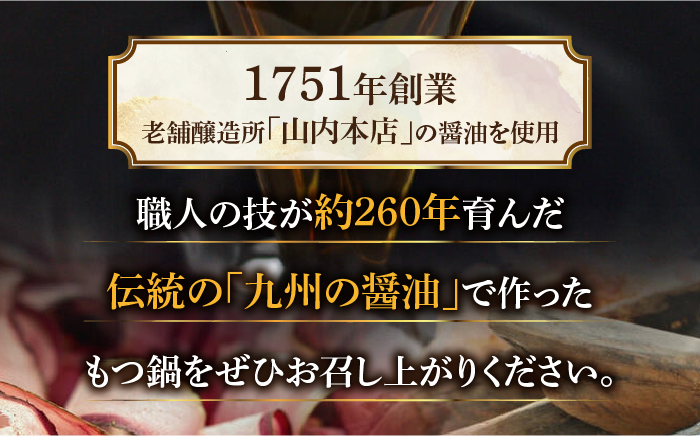 国産牛もつ1kgオーバー！和風醤油もつ鍋 10人前[牛もつ1.05kg／和風醤油スープ付]《築上町》【株式会社ベネフィス】 [ABDF009]