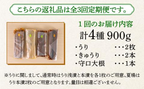 【全3回定期便】【明治神宮ご奉献品】奈良漬 「琥珀漬」900g ご家庭用 詰め合わせ 《築上町》【有限会社奈良漬さろん安部】奈良漬 奈良漬け 無添加 手作り 漬物 漬け物 つけもの お茶請け お茶漬け ご飯 米 お供 おつまみ おかず [ABAE025]