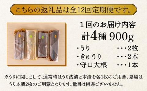 【全12回定期便】【明治神宮ご奉献品】奈良漬 「琥珀漬」900g ご家庭用 詰め合わせ 《築上町》【有限会社奈良漬さろん安部】奈良漬 奈良漬け 無添加 手作り 漬物 漬け物 つけもの お茶請け お茶漬け ご飯 米 お供 おつまみ おかず [ABAE027]