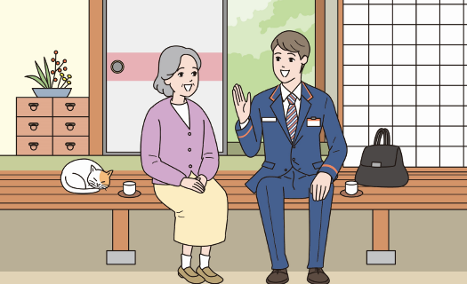 郵便局のみまもりサービス「みまもり訪問サービス 3か月コース」《築上町》【日本郵便株式会社】 [ABBB004]