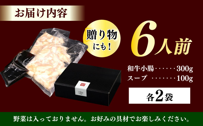 【博多久田】和牛もつ鍋セット 6人前《築上町》【久田精肉店】もつ鍋 博多 もつなべ [ABCL173]