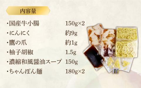 博多もつ鍋セット（和風醤油仕立て）2～3人前《築上町》【株式会社ベネフィス】 [ABDF001]